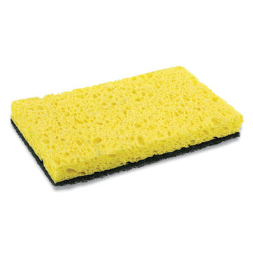 AmerCareRoyal® Heavy-duty Scrubbing Sponge, 3.5 X 6, 0.85" Thick, Yellow-green, 20-carton freeshipping - TVN Wholesale